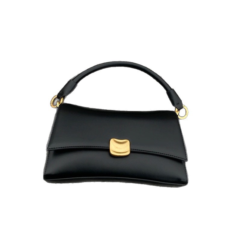 Black Underarm Bag Women 2025 24 New Textured Niche Single Shoulder Handheld Small Square Bag Crossbody Portable