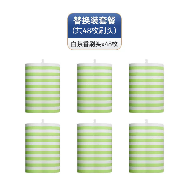 Baojiajie Disposable Double-Head Toilet Brush Home No Dead Angle 2026 New Toilet Brush Head Wall-Mounted