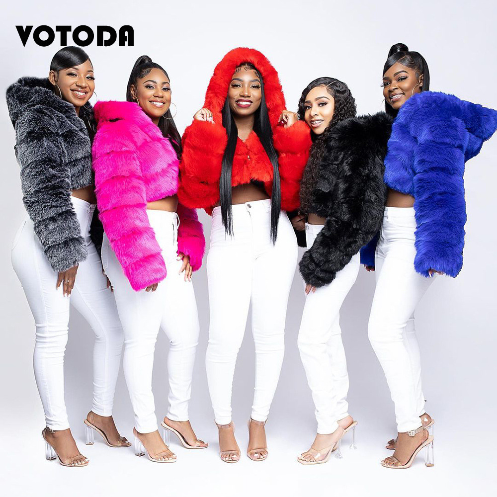 New faux fur coat jacket faux fur Haining faux fur