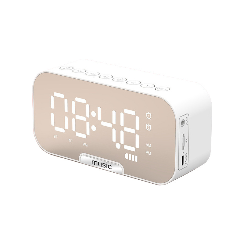 New private mold wireless Bluetooth speaker alarm clock mini card audio gift