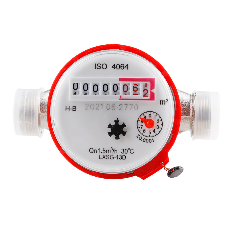 Export Smart Water Meter Household Mechanical Rotary Vane Cold Water Meter High Precision Pointer Digital Combination Water Meter