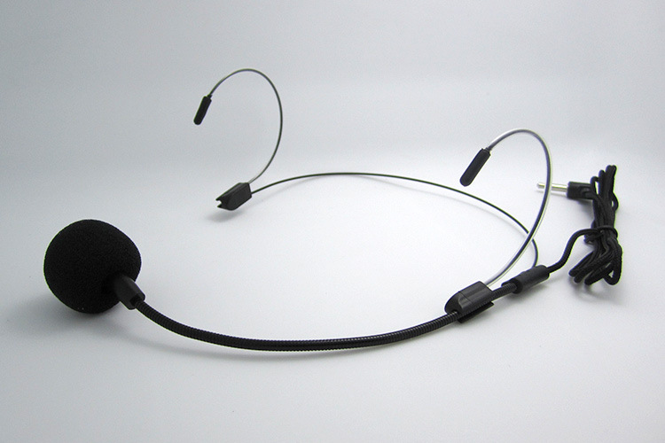 Children's Stage Chorus Performance Fake Headset Microphone Prop Wireless Lip-sync Headworn Microphone for Adults