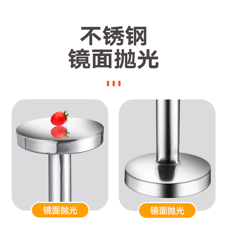 Stainless Steel Meat Tenderizer Household Double-sided Solid Hammer Kitchen Tenderizing Stainless Steel Beef Steak Hammer Beef