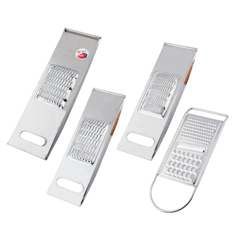 Cucumber shredder plate, stainless steel shredder for shredding potatoes, vegetable slicer, fruit peeler fork, household radish shredder