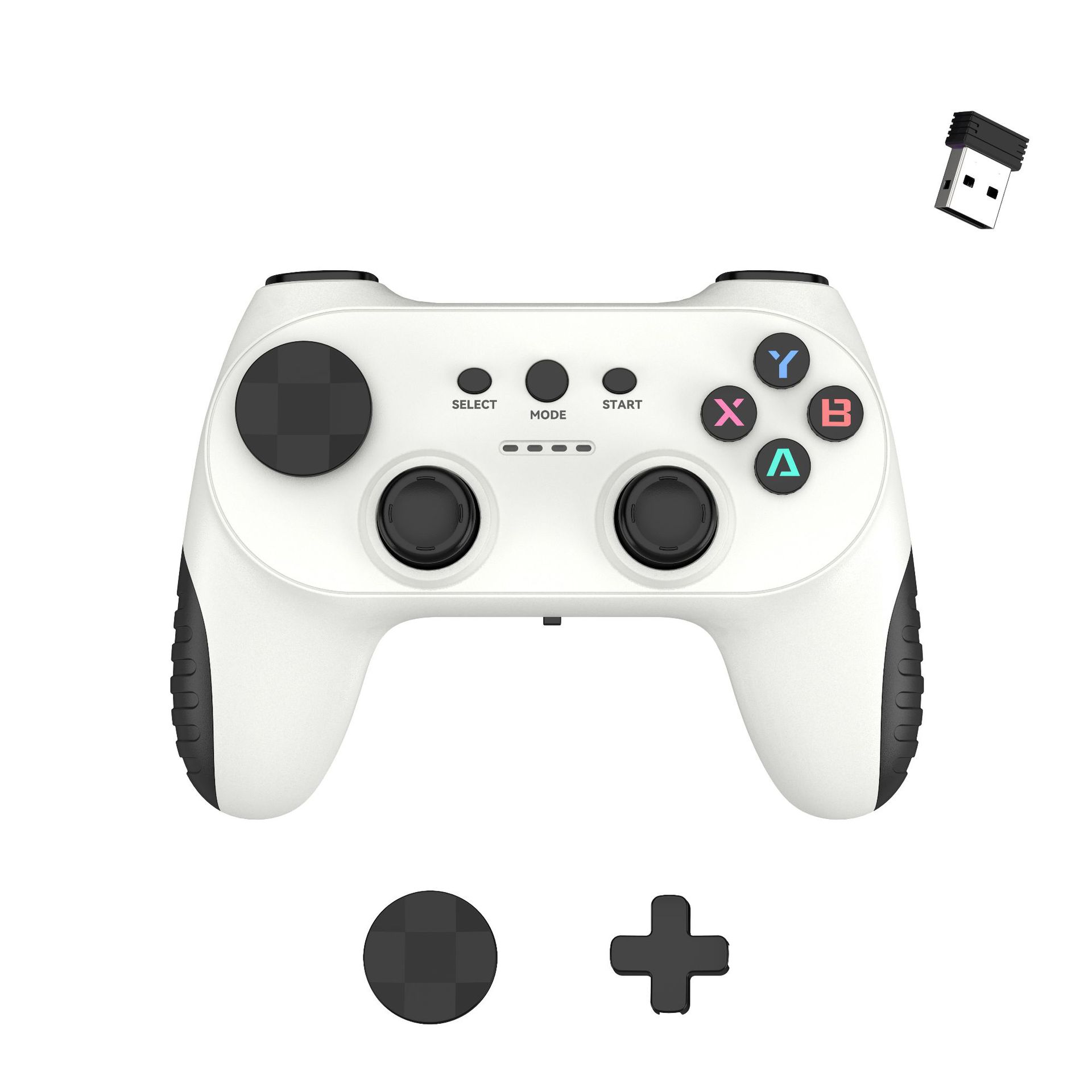 Black Myth USB Computer Game Controller Supports Android/P3/PC360 2.4G Wireless Game Controller