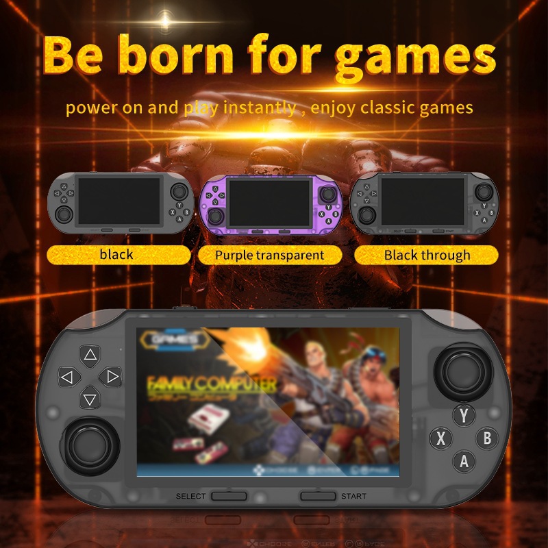 SF3000HD open source handheld 4.5-inch HD wireless PSP GBA arcade TV game console