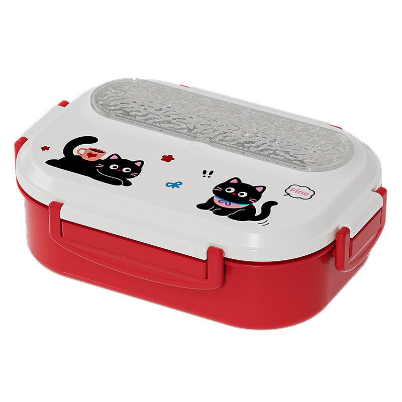 316 stainless steel lunch box cute children cartoon partitioned bento box student special dining plate