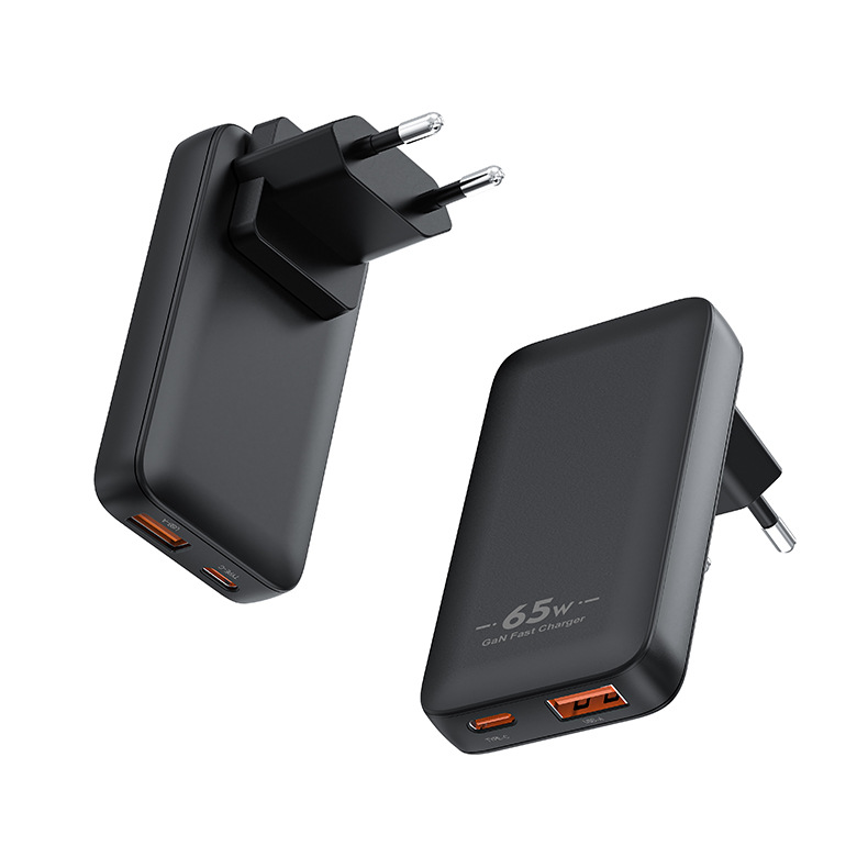 65W PD Multi-Country Travel Charger EU UK AU US CN 5-in-1