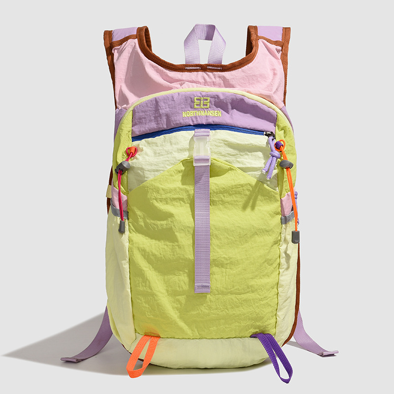 Casual lightweight large capacity double-shoulder bag outdoor nylon sports backpack new letter travel backpack