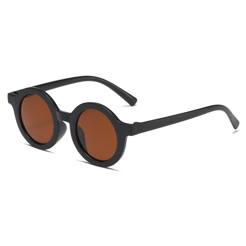 Children's sunglasses, parent-child frosted glasses, new for 1-8 years old, baby decoration fashion show, kids round sunglasses