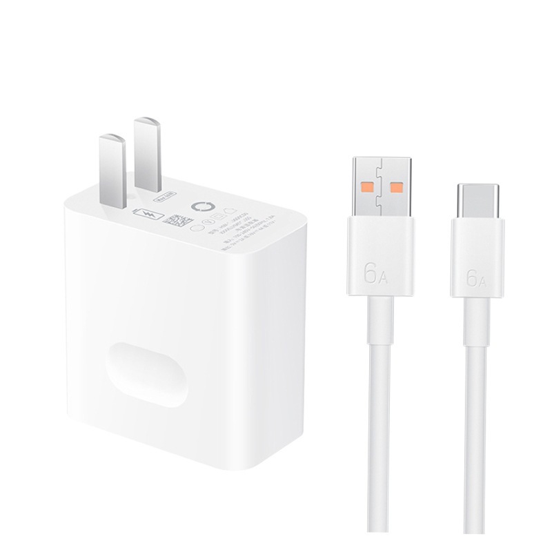 Applicable Huawei European Standard 66W Charger USB Mobile Fast Charging Head American Standard Charging Head Flash Charging Original Set