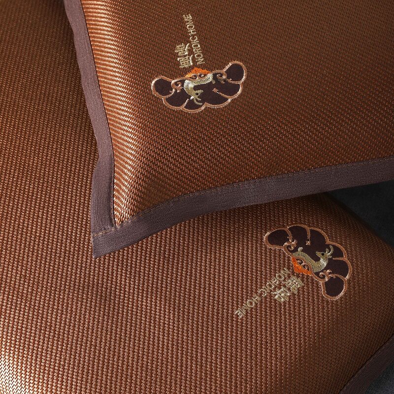 Ice rattan pillowcase pair summer pillowcase single 48cmx74cm adult pillow inner cover new