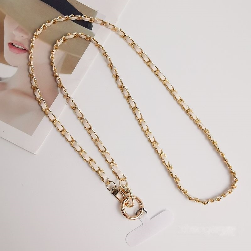 Phone Lanyard Women Pearl Long Crossbody Pikachu Chain Small Fragrance Style Neck Strap Universal Chain