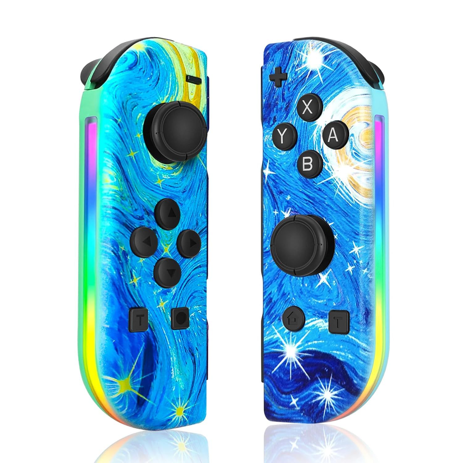 Switch Joy-Con Bluetooth handle NS game left and right wireless RGB with light small handle