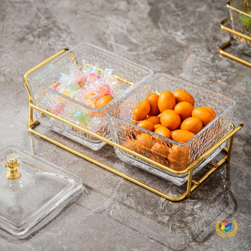 Nordic acrylic fruit tray, bar, KTV, foot bath, hairdressing, commercial display plate, snack dish, compartment tray, storage box