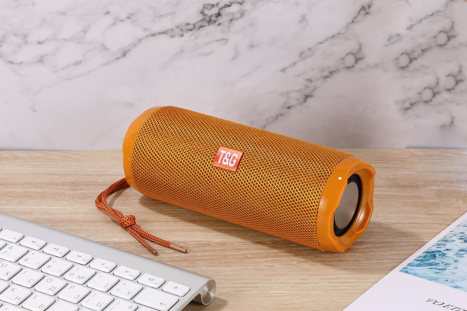 New TG191 Wireless Bluetooth Speaker TWS Portable Bluetooth Speaker Fabric Waterproof U Disk Card Speaker