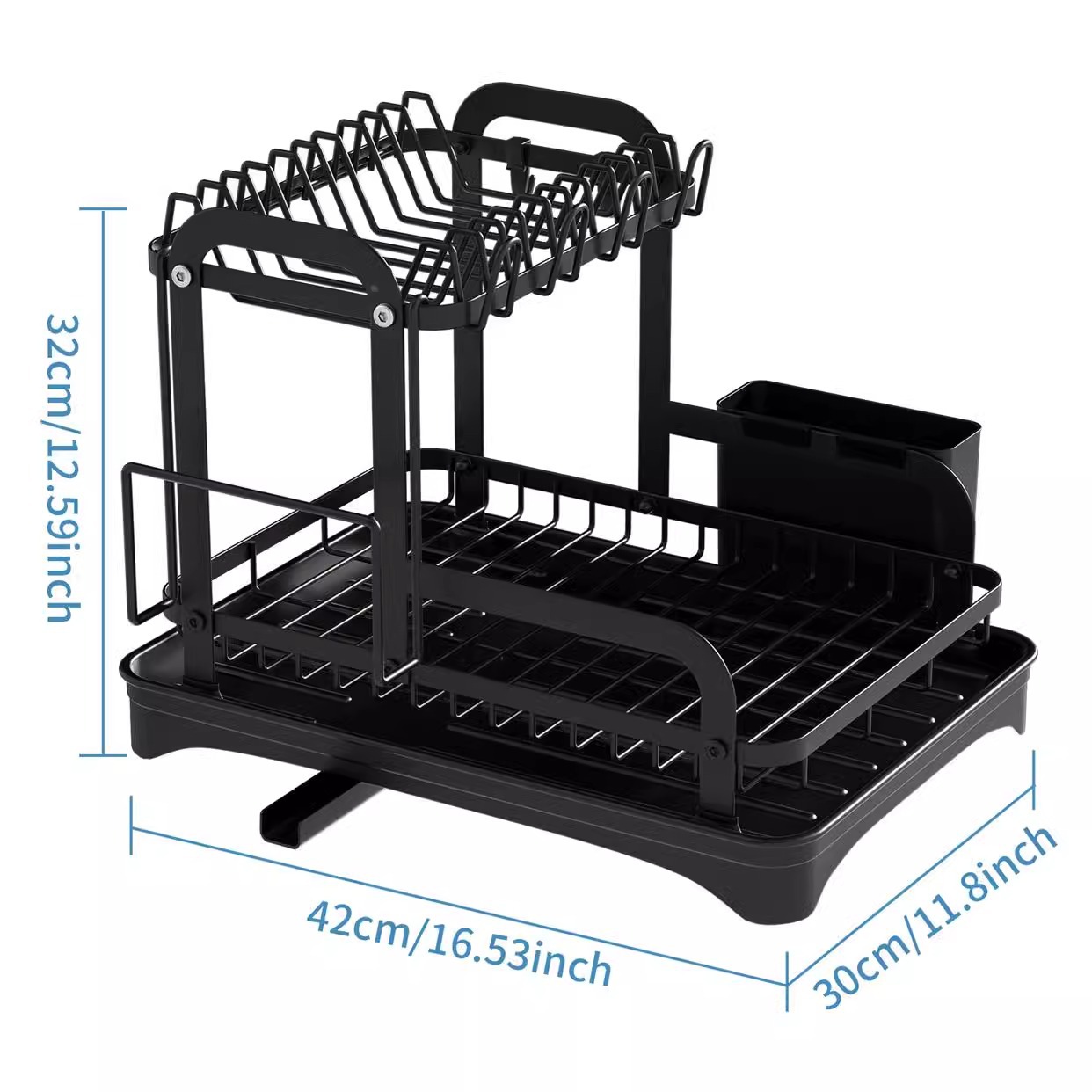 Kitchen storage rack bowl rack draining rack household bowl dish storage rack countertop drying bowl chopstick plate rack