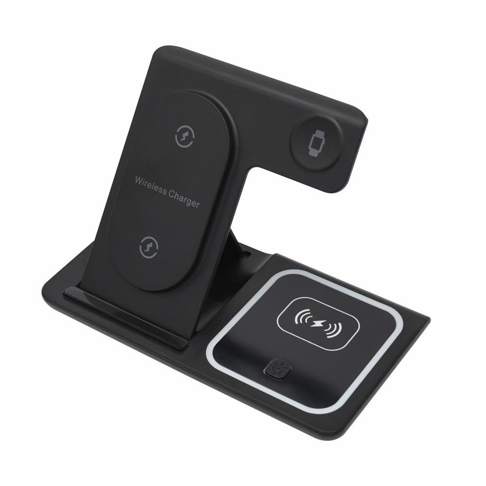Magnetic 3-in-1 Multi-Functional Wireless Charger 15W Fast Charging for Apple Phone Watch Earphone Wireless Charger