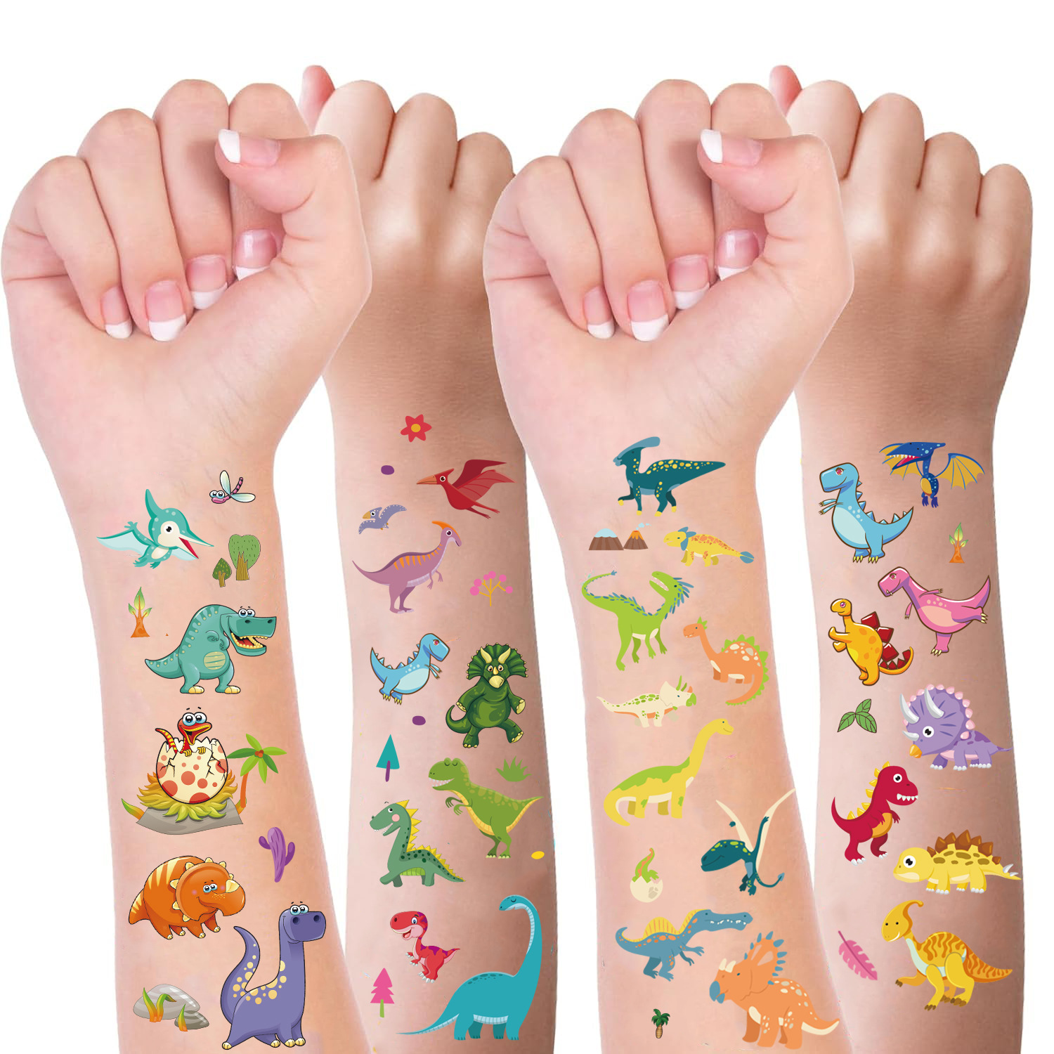 New Children Cartoon Tattoo Sticker Sticker Unicorn Dinosaur Mermaid Festival Tattoo Sticker