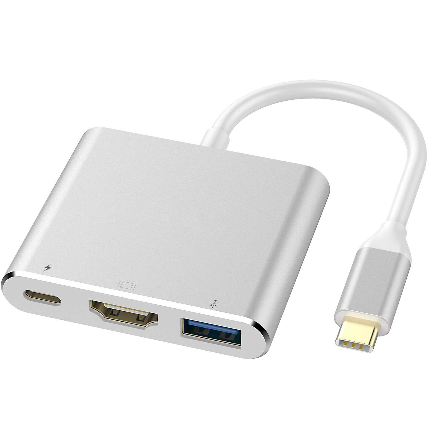 3-in-1 Docking Station Type-C to HDMI 4K Multi-function Converter USB 3.0 Supports Multi-port Conversion