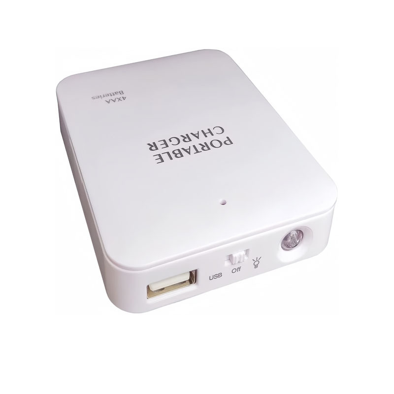 Emergency backup 4x 5号 dry battery box smartphone watch wearable device temporary emergency emergency power bank