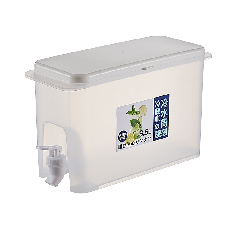 Home Simple Cold Drink Large Capacity with Faucet Refrigerator Lemon Fruit Tea Pot Cold Water Jug Cold Water Bottle