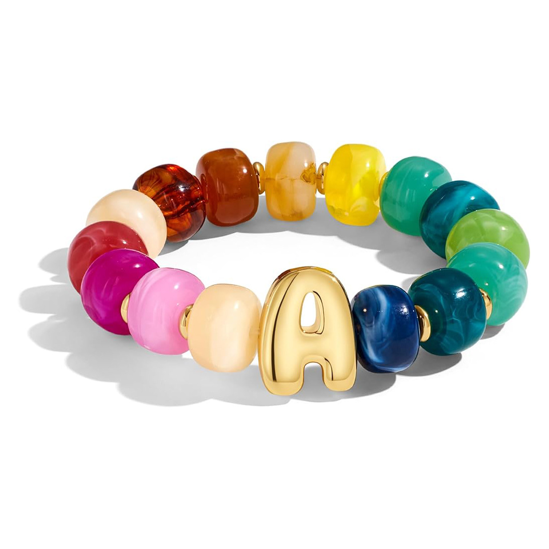 Acrylic Oval Stitching Bracelet Simple Casual Bracelet Niche Women's Jewelry