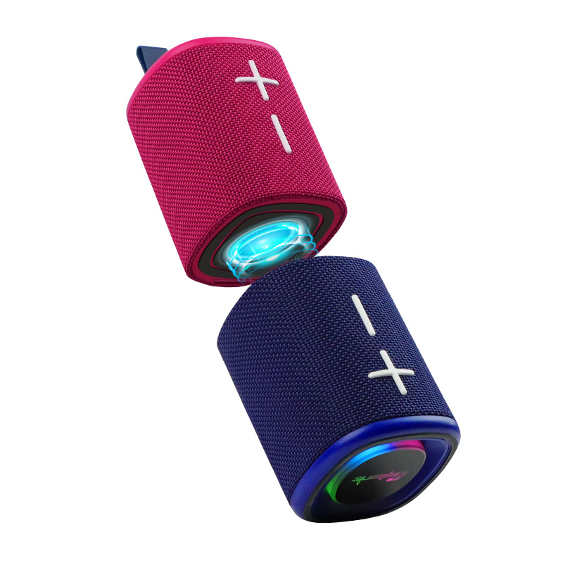 Cyboris Portable Magnetic 2-in-1 Bluetooth Speaker New Colorful Heavy Bass Subwoofer Two-tone