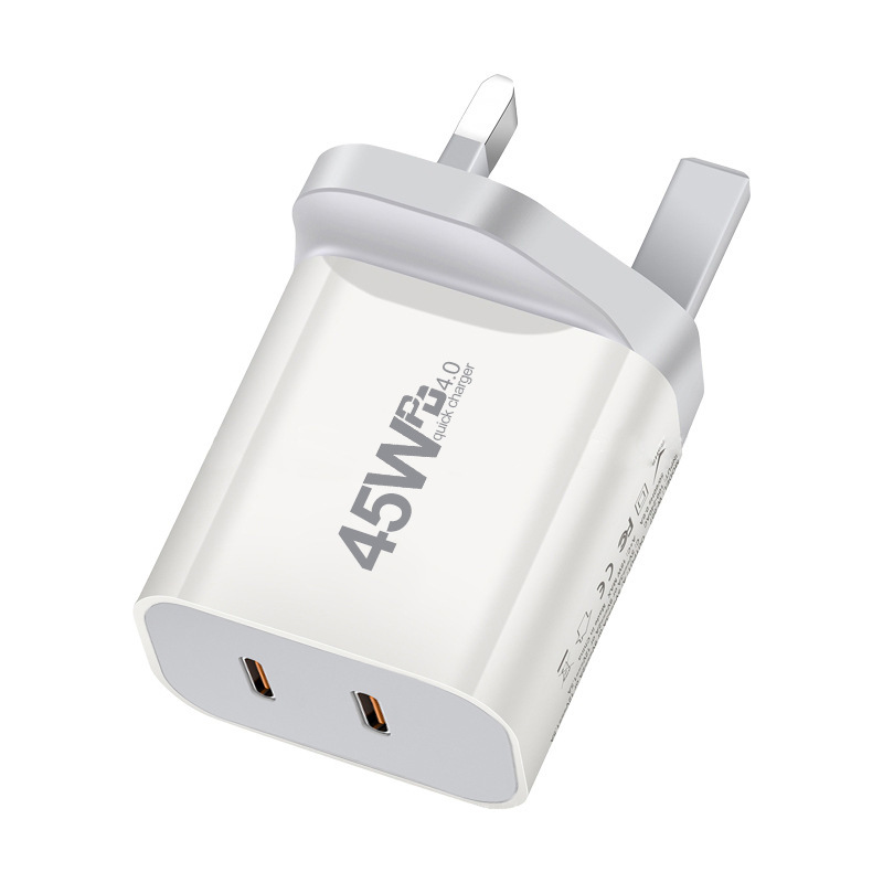 45W Australia Standard PD Charger 45W Dual PD Adapter for IP16X Phone 45W GaN Charger