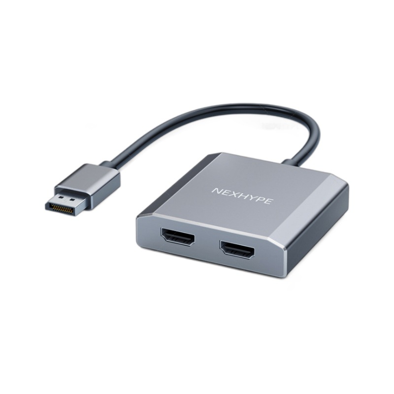 DP to dual HDMI splitter multi-screen different display splitter one-to-two three-screen docking station dual DP docking station