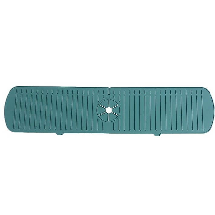 Non-slip silicone mat kitchen sink splash guard silicone material household washbasin countertop toiletries draining mat