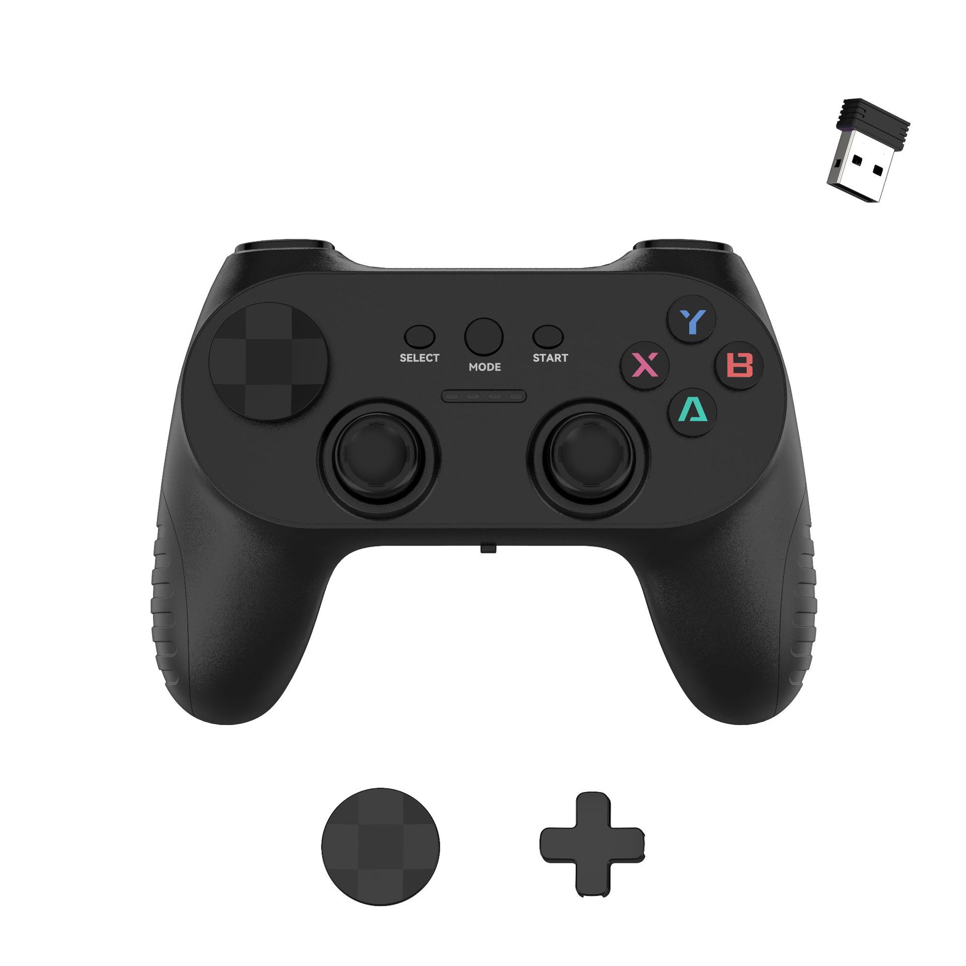 Black Myth USB Computer Game Controller Supports Android/P3/PC360 2.4G Wireless Game Controller