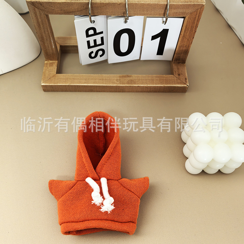 Cute hoodie bear pendant plush toy small doll teddy bear bag charm keychain cloth doll toy
