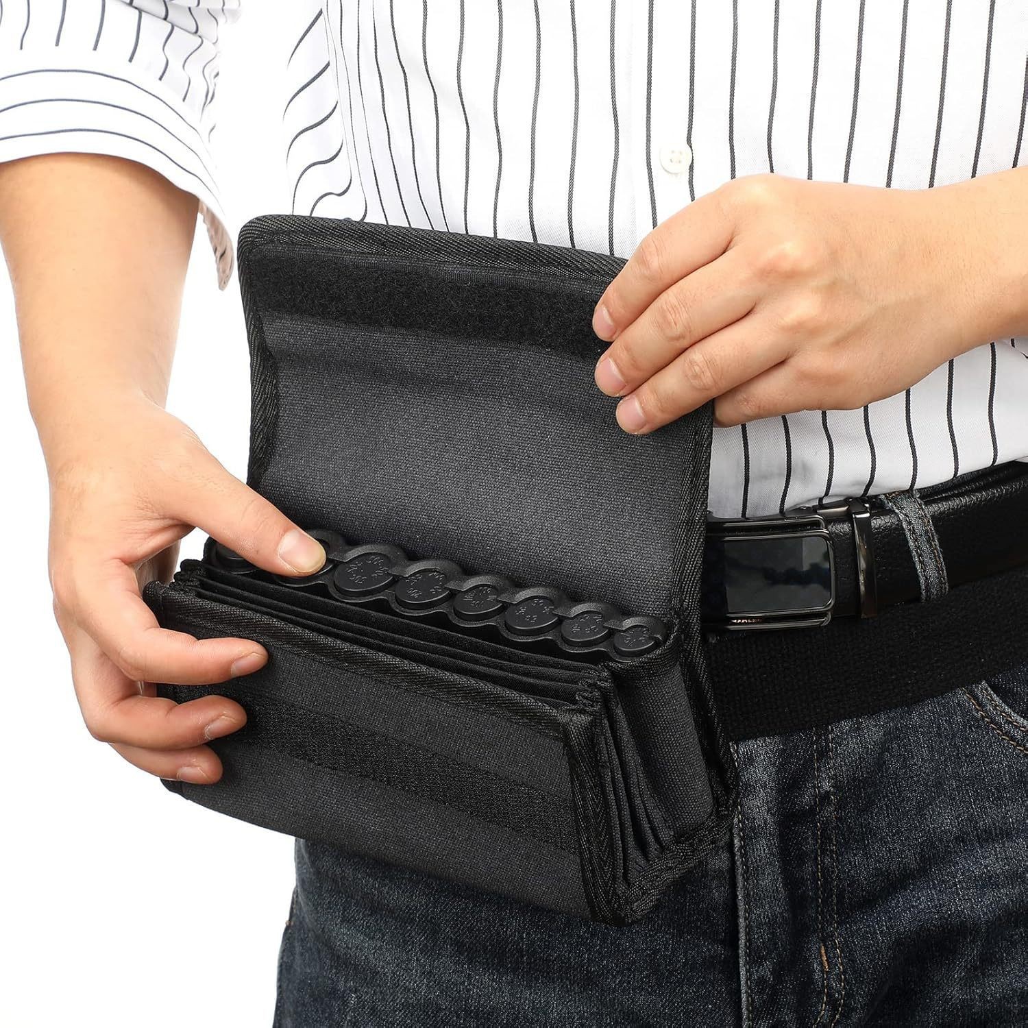 5th generation coin upgrade euro coin tube waist bag coin purse storage bag large capacity portable dirty clothes basket