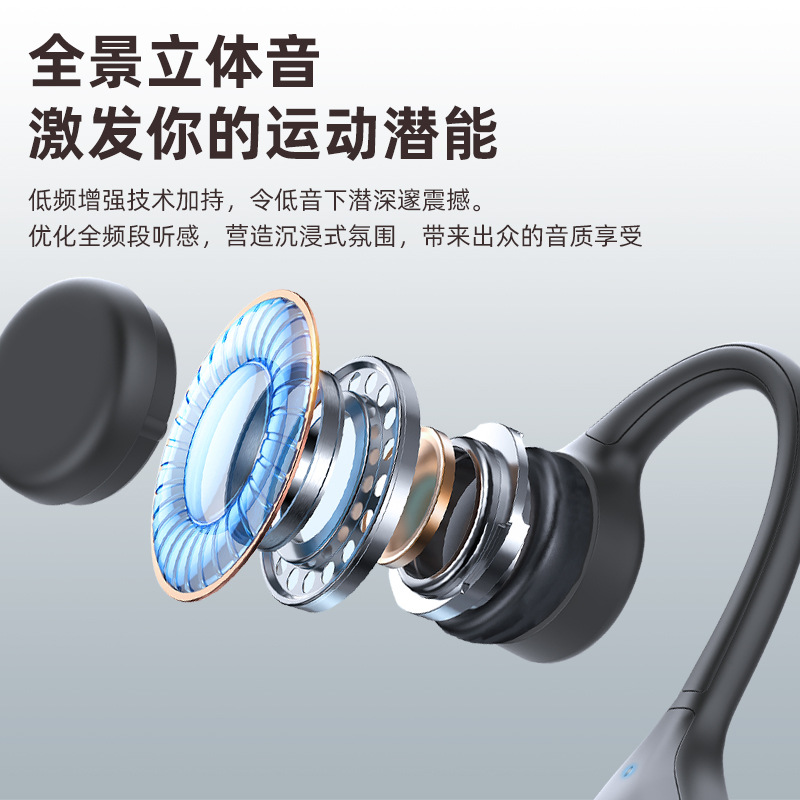 X3 new private mold bone conduction Bluetooth earphones running cycling sports earphones Bluetooth earphones