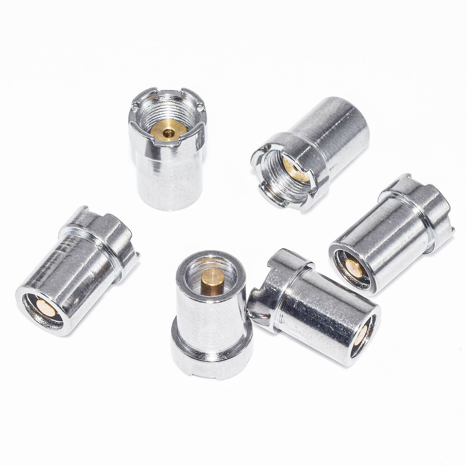 CBD Vaporizer Magnetic Ring Adapter with Hole Brass Electrode 510 Universal Adapter