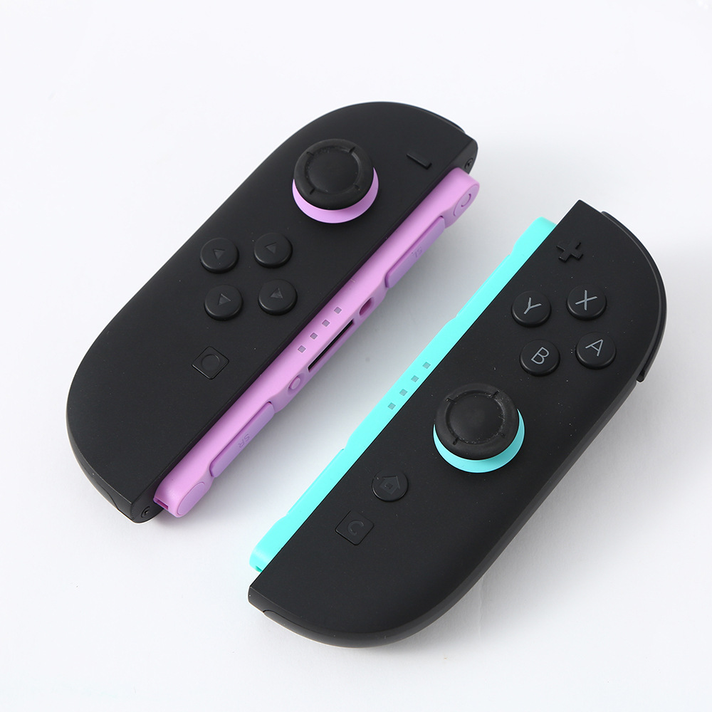 Nintendo Switch Joy-Con Wireless Bluetooth Controller Motion Vibration with Wrist Strap Charging Cable Accessory Set