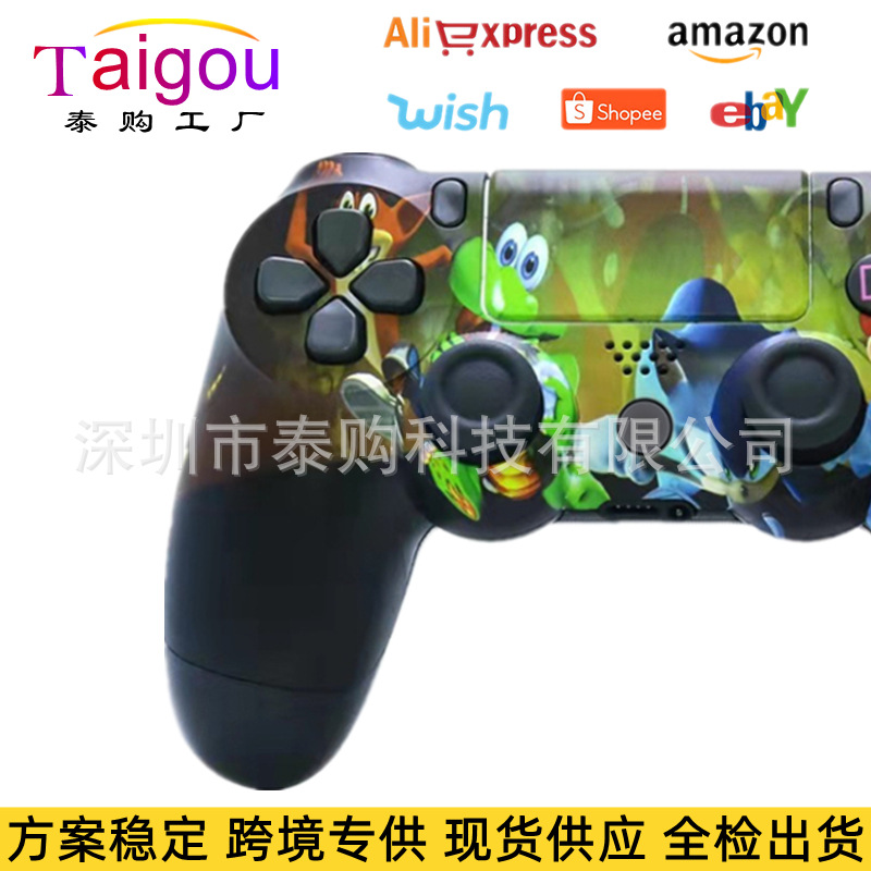 P4 wireless game controller P4 Bluetooth controller with light bar dual vibration S4 controller