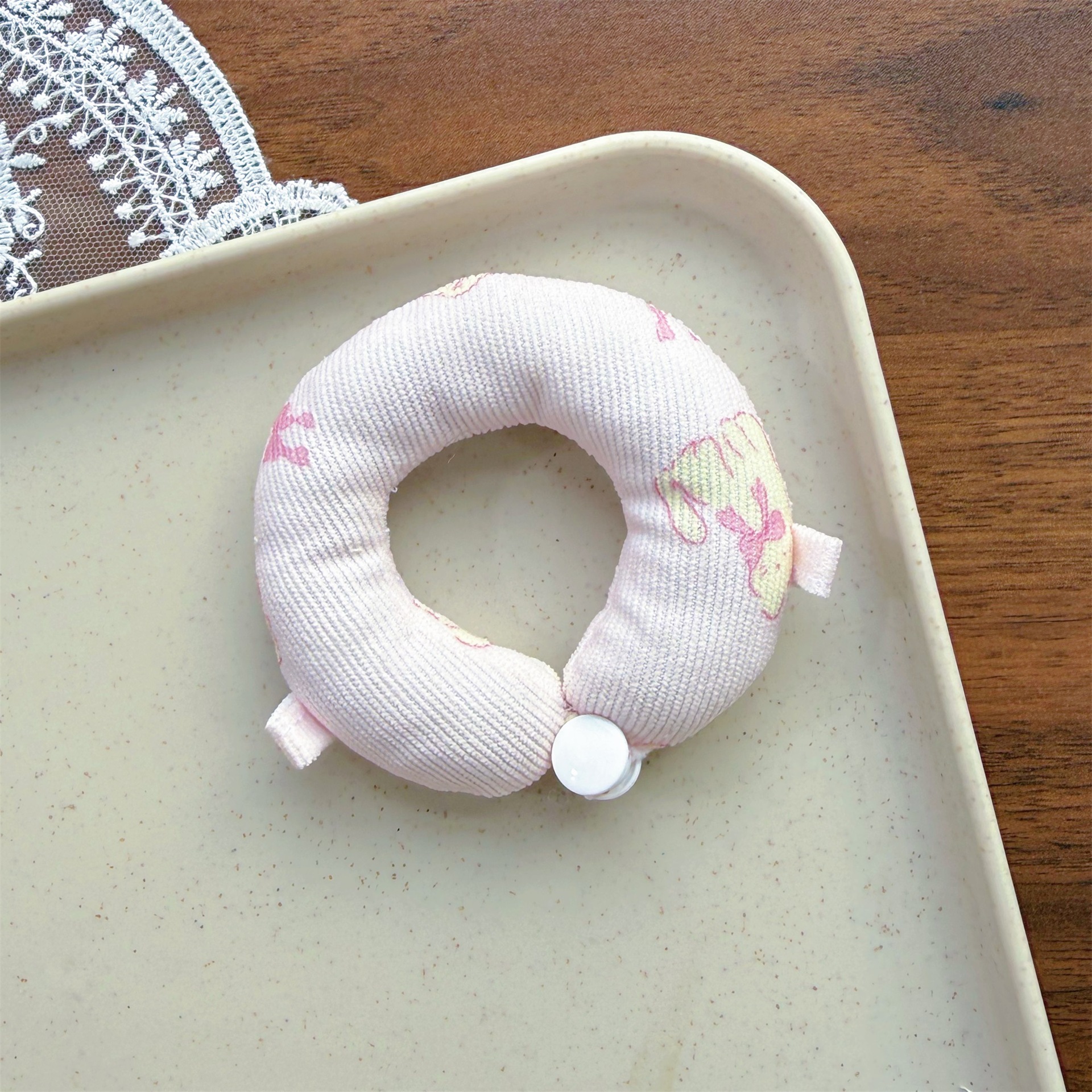 Zsiga Gazi sister/Mlolly/Dimoo/cotton doll 10cm outdoor U-shaped pillow lanyard anti-lost buckle pendant