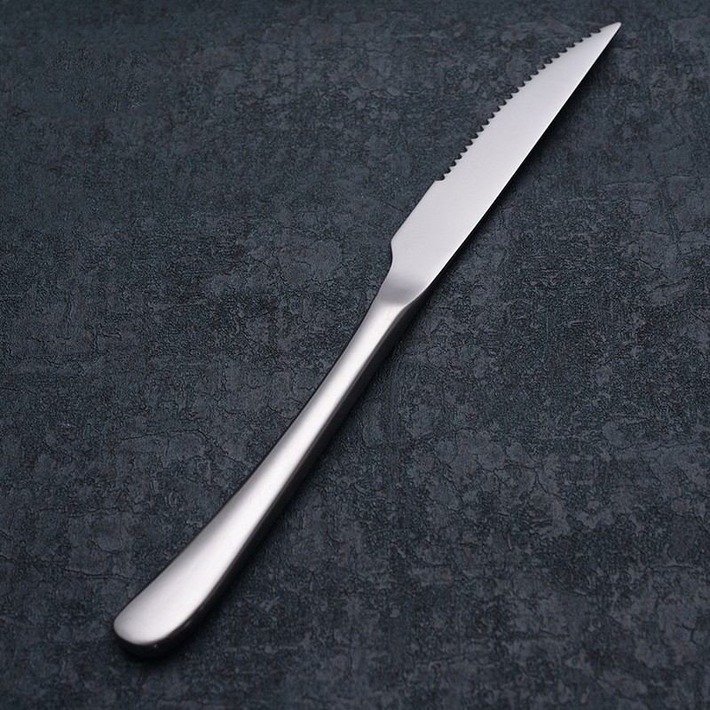 French Moonlight series stainless steel western tableware set steak knife fork spoon western knife dessert spoon