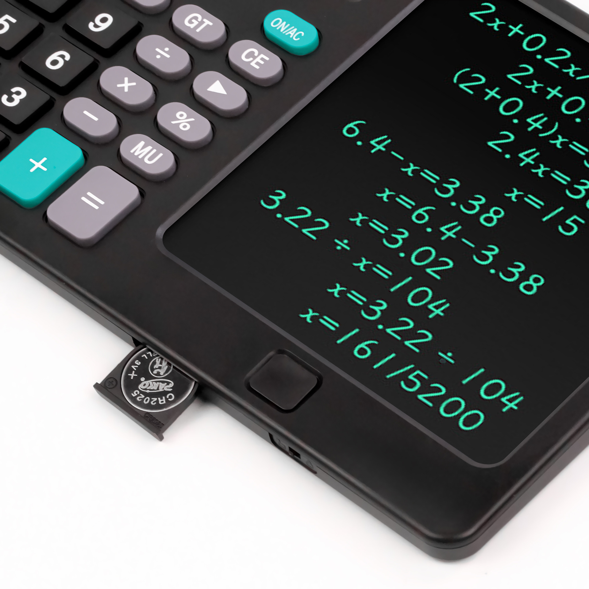 Writing Pad Calculator for Office Accounting Students Special Dual Power Two-in-One Writing Computer