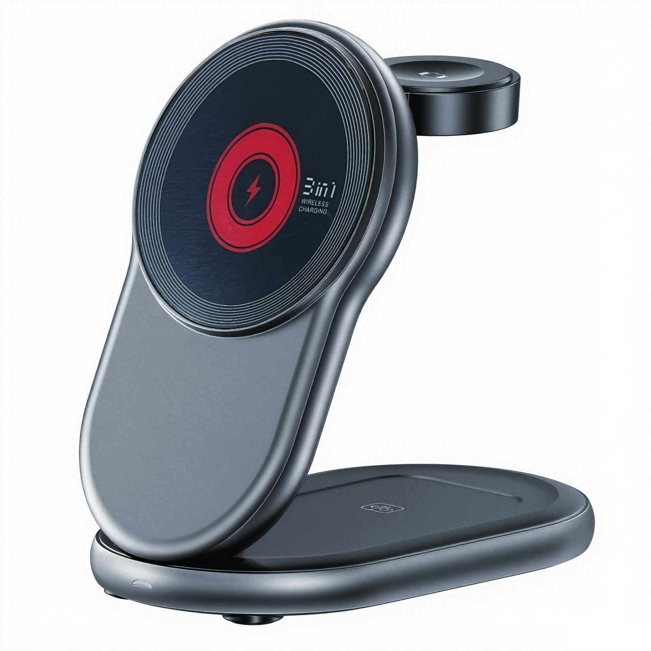New vertical foldable three-in-one magnetic wireless fast charging compatible with Samsung Apple watch charger universal