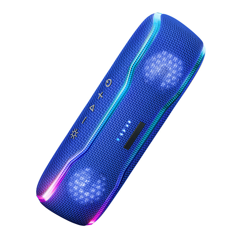 Cyboris RGB Cool Wireless Waterproof Beat Drum Bluetooth Speaker Outdoor Sports Portable Bass Subwoofer Audio