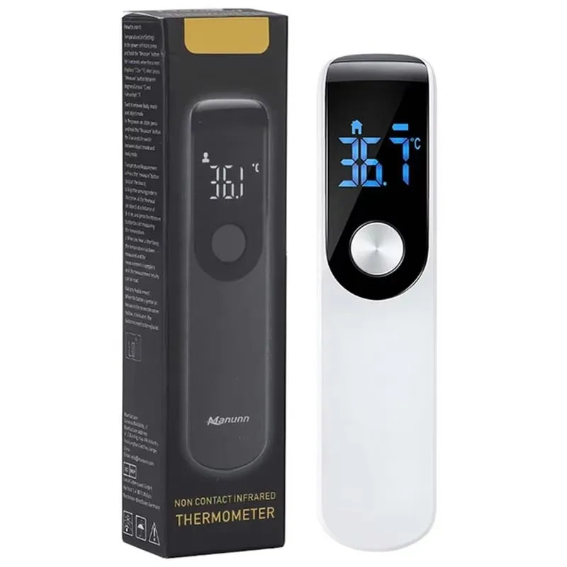 English Non-Contact Infrared Forehead Thermometer Home Portable Handheld Forehead Temperature Gun Thermometer