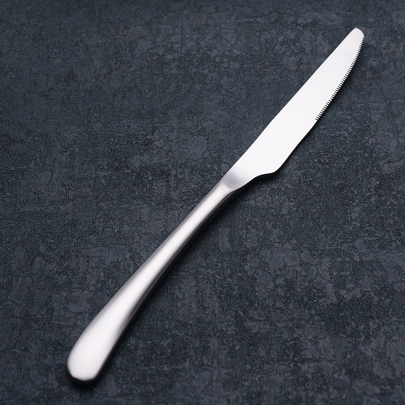 French Moonlight series stainless steel western tableware set steak knife fork spoon western knife dessert spoon