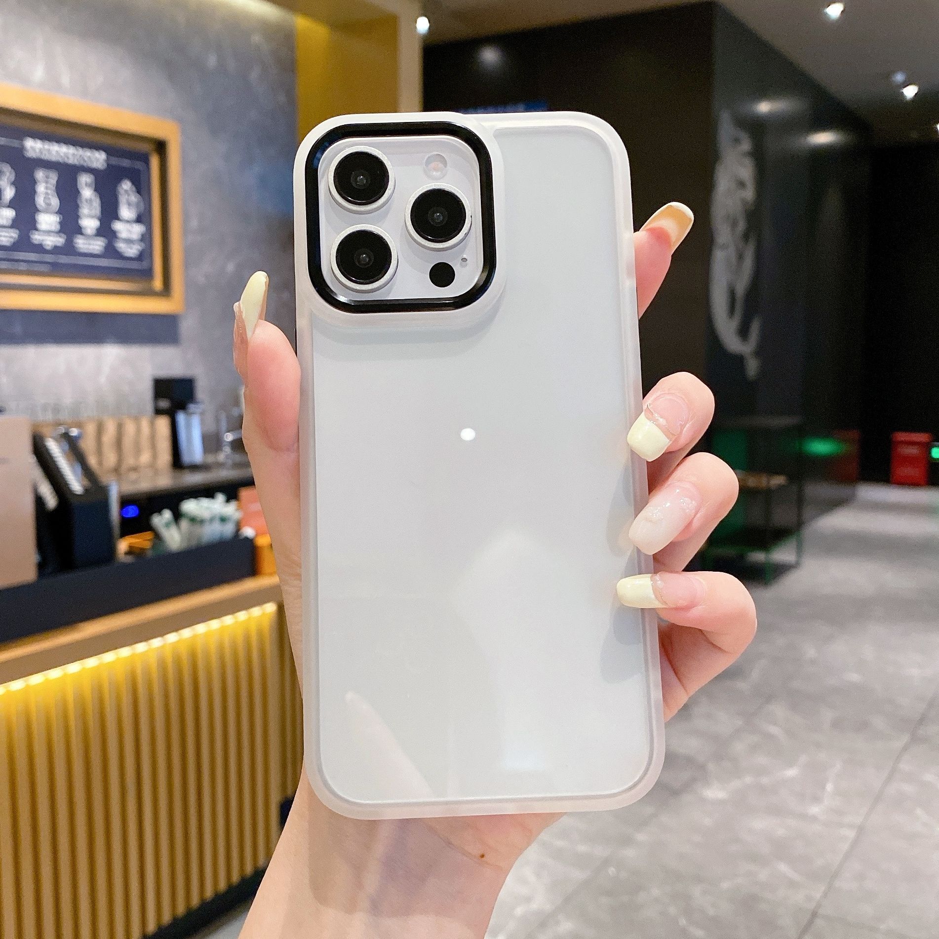 Compatible iPhone 16 Pro phone case metal lens Apple 15 Pro Max gold shield case anti-drop 13 PM case