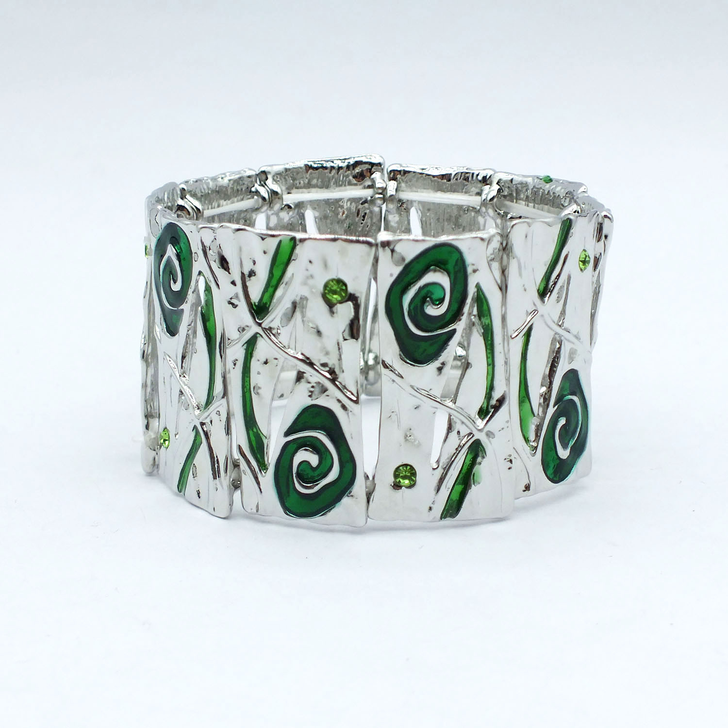 B618 Accessories Mixed Batch Oil Drop Bracelet Geometric Enamel Color Elastic Bracelet