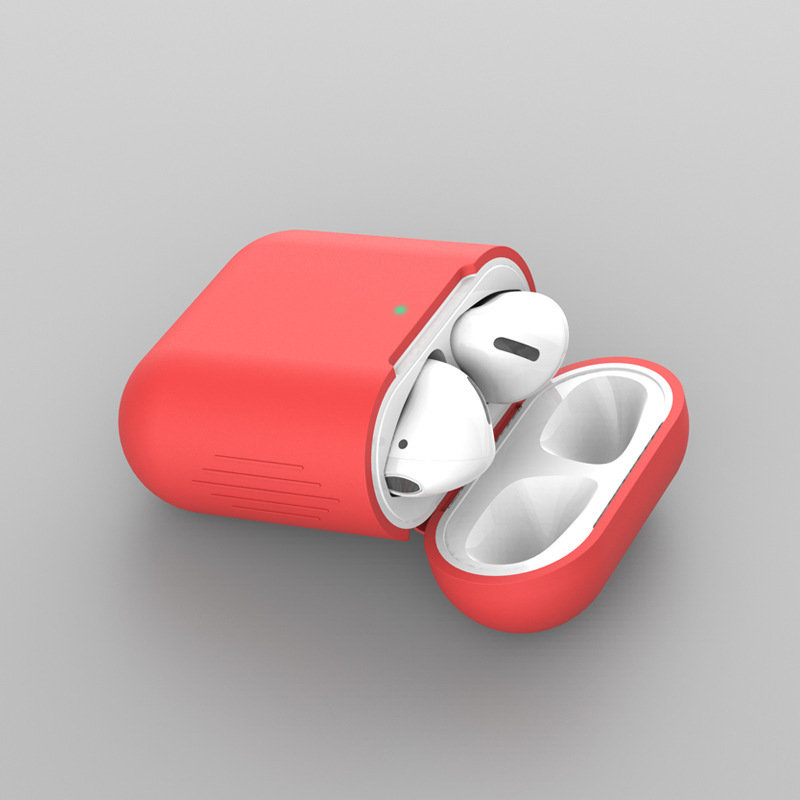 Suitable for Apple AirPods Headphone Case Protective Cover 1/2 Generation Universal Headphone Case Bluetooth Headphone Silicone Protective Case