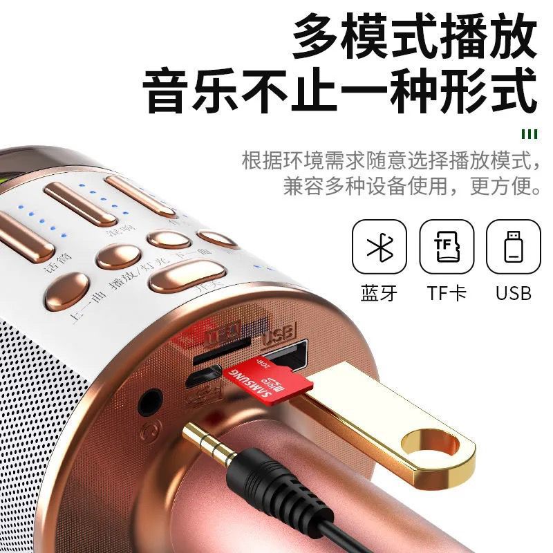 Pidianchong X3Pro microphone integrated mobile phone national K song singing home wireless microphone children
