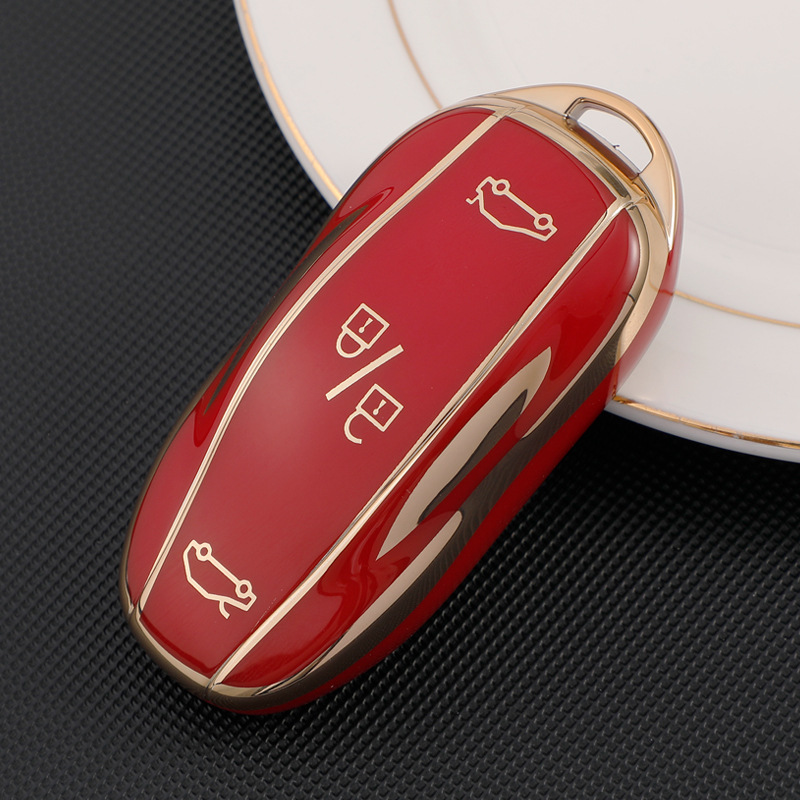 For Tesla Model 3 Key Case Imported Model Y X Smart S Key Protective Bag Buckle